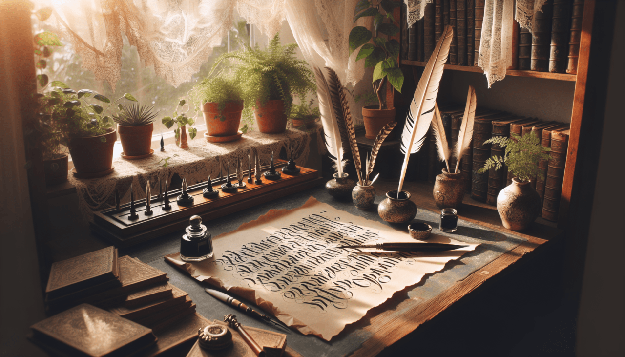 Calligraphy serves as an artistic hobby which enables you to express your creative self